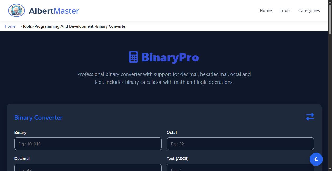 BinarioPro | Binary Converter