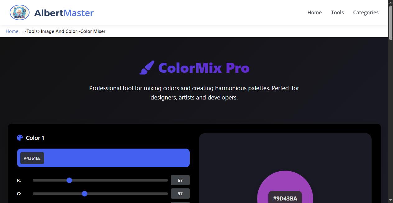 ColorMix Pro | Professional Color Mixer