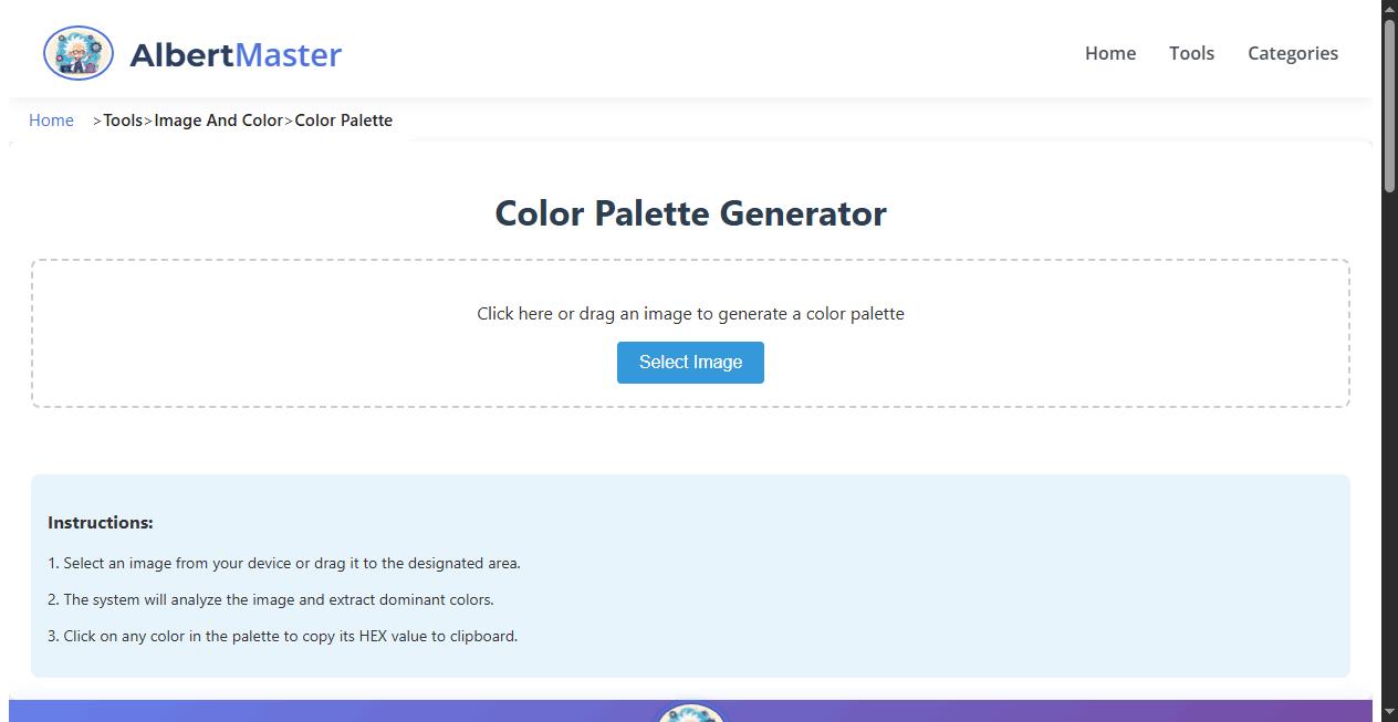 Image Color Palette Generator