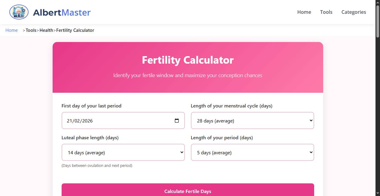 Fertile Days Calculator