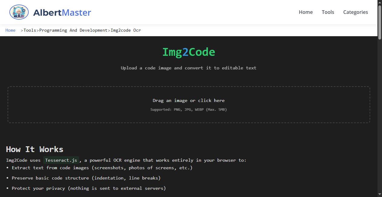 Img2Code | OCR for Devs