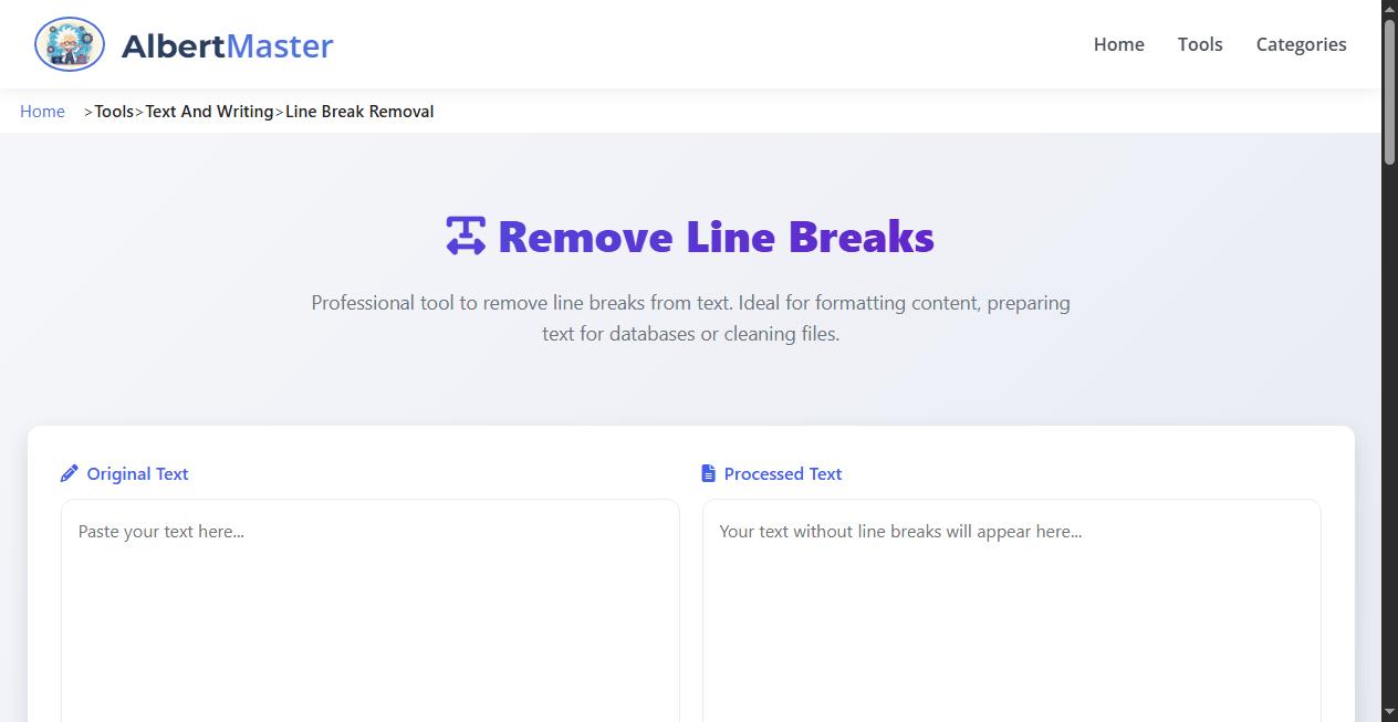Remove line breaks