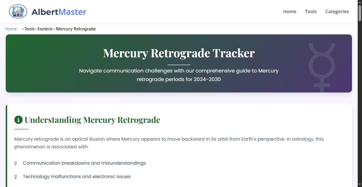 Mercury Retrograde