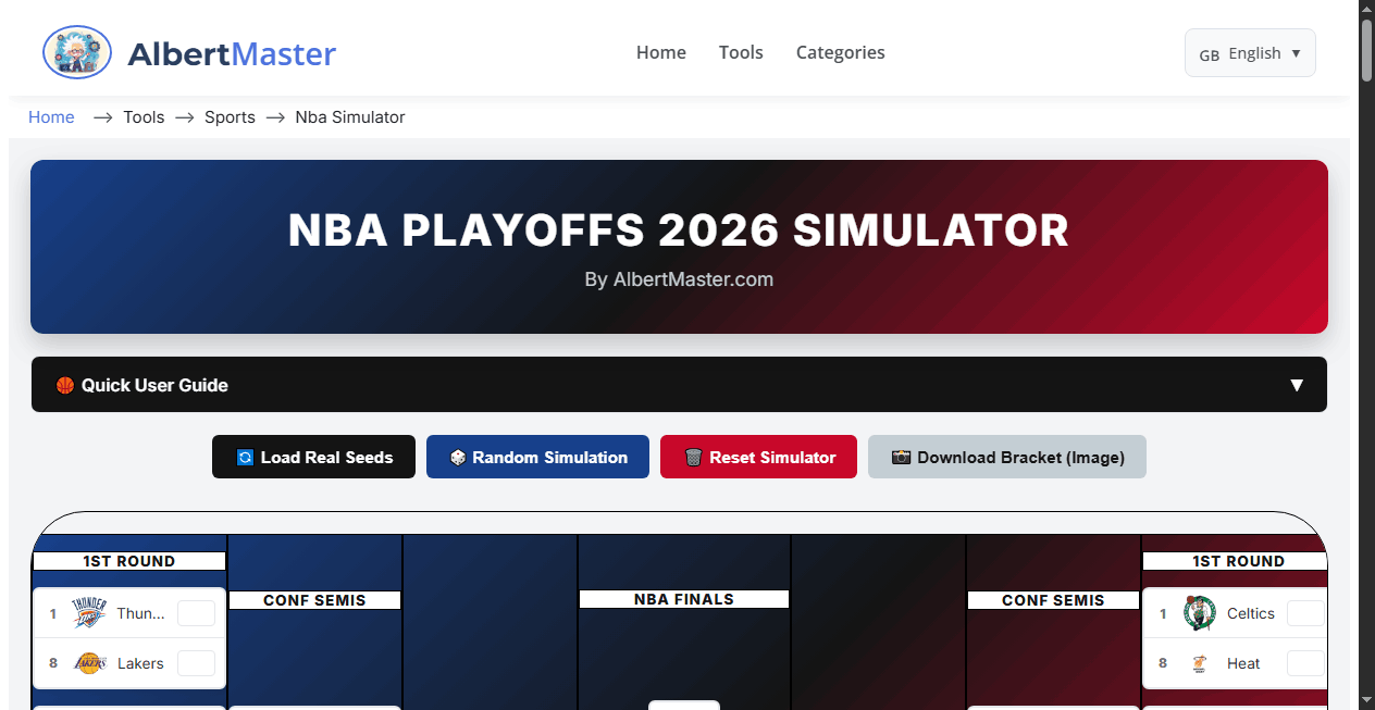 NBA Playoffs 2026 Simulator