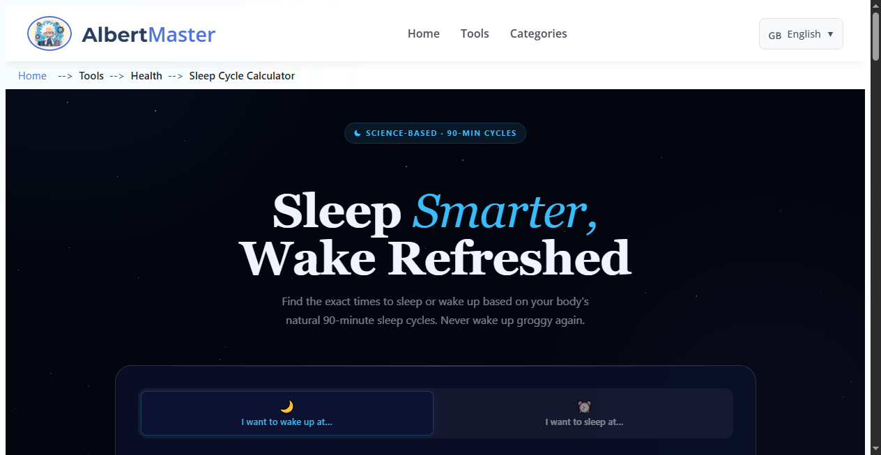 Sleep Cycle Calculator