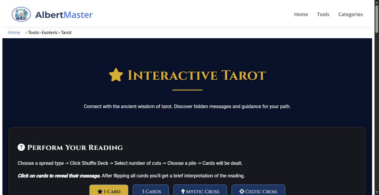 Tarot - Virtual Reading