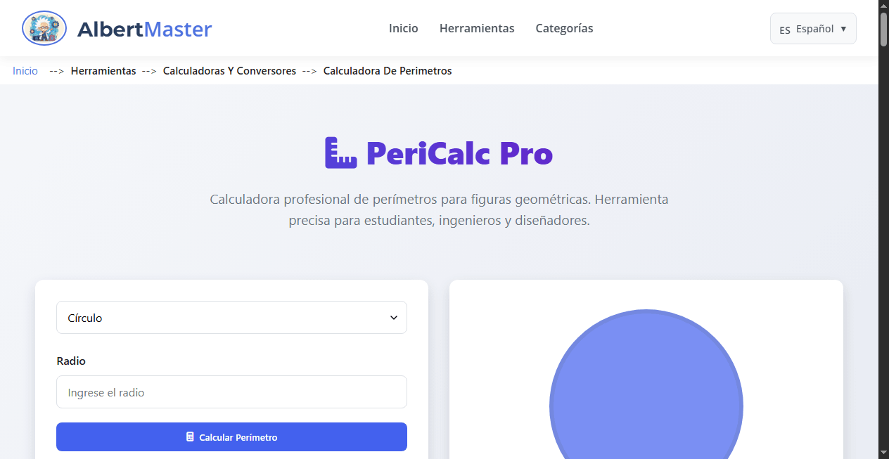 Calculadora de Perímetros