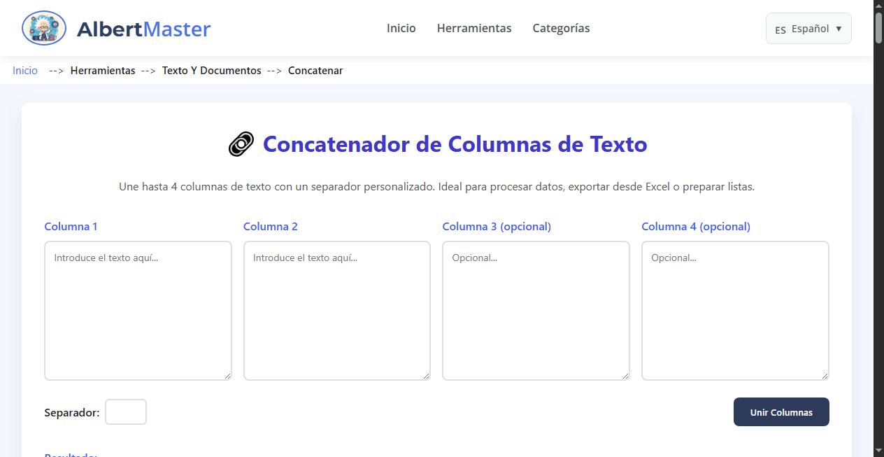 Concatenador de Columnas