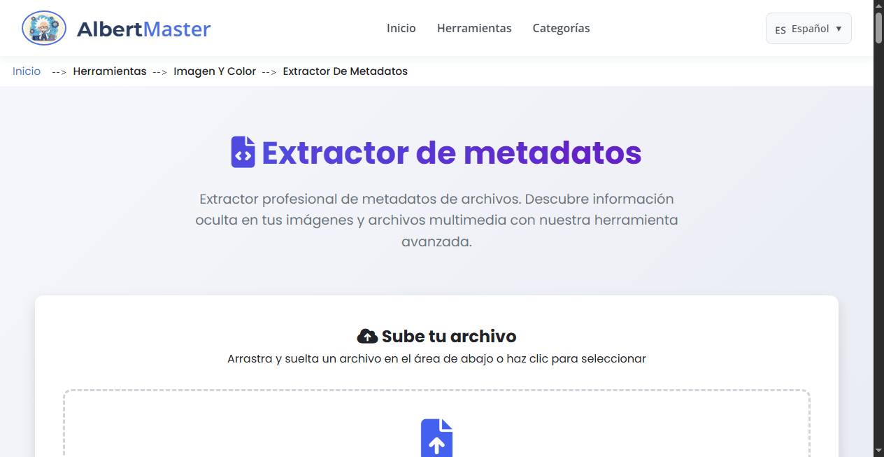 Analiza y Extrae Metadatos de Imágenes