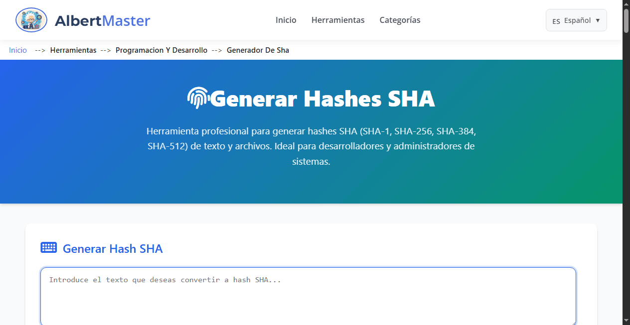 SHA Generator