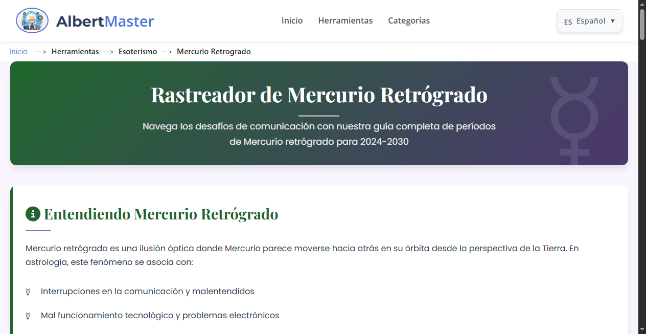 Mercurio Retrógrado