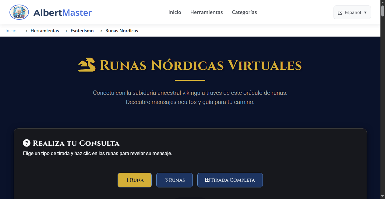 Runas Nórdicas - Tirada Virtual