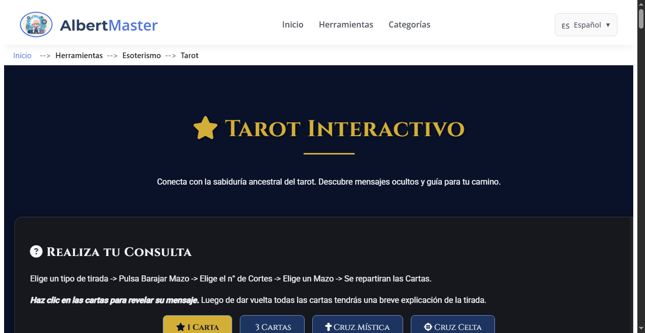 Tarot - Tirada Virtual