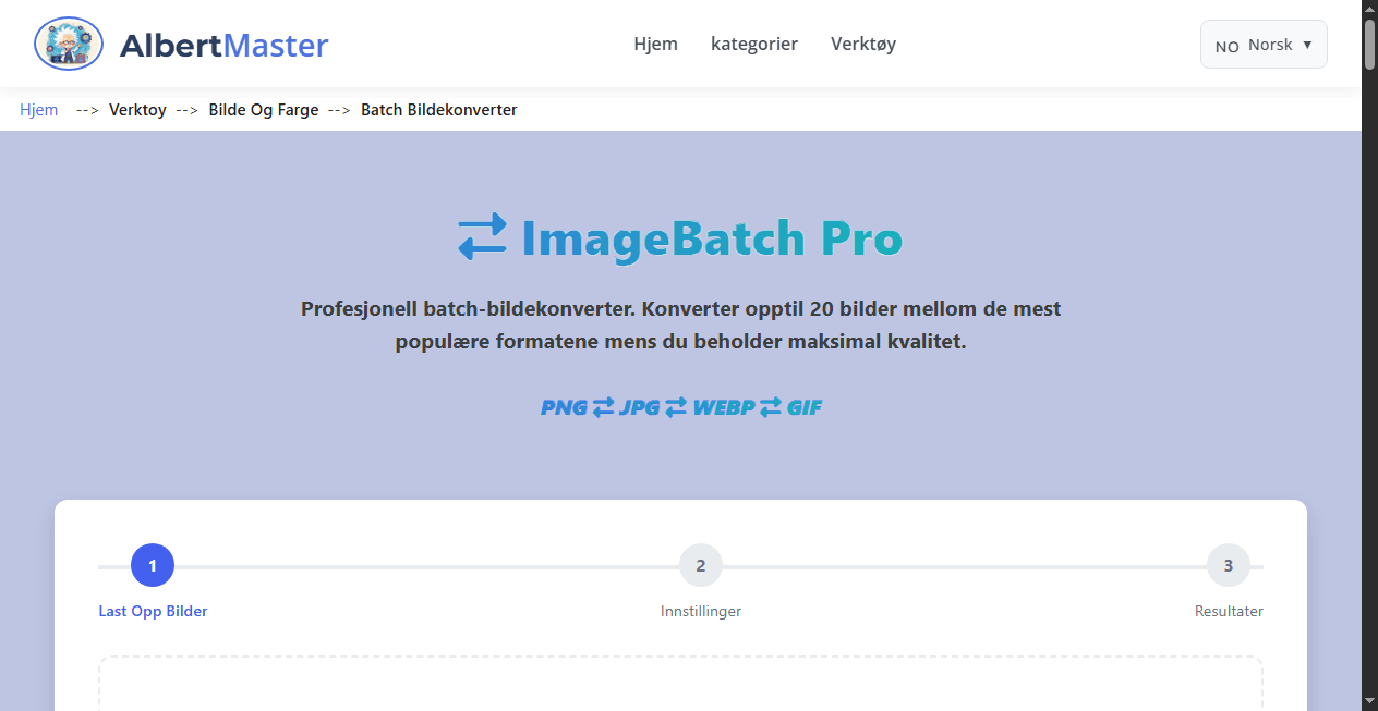 ImageBatch Pro | Batch Bildeformat Konverter