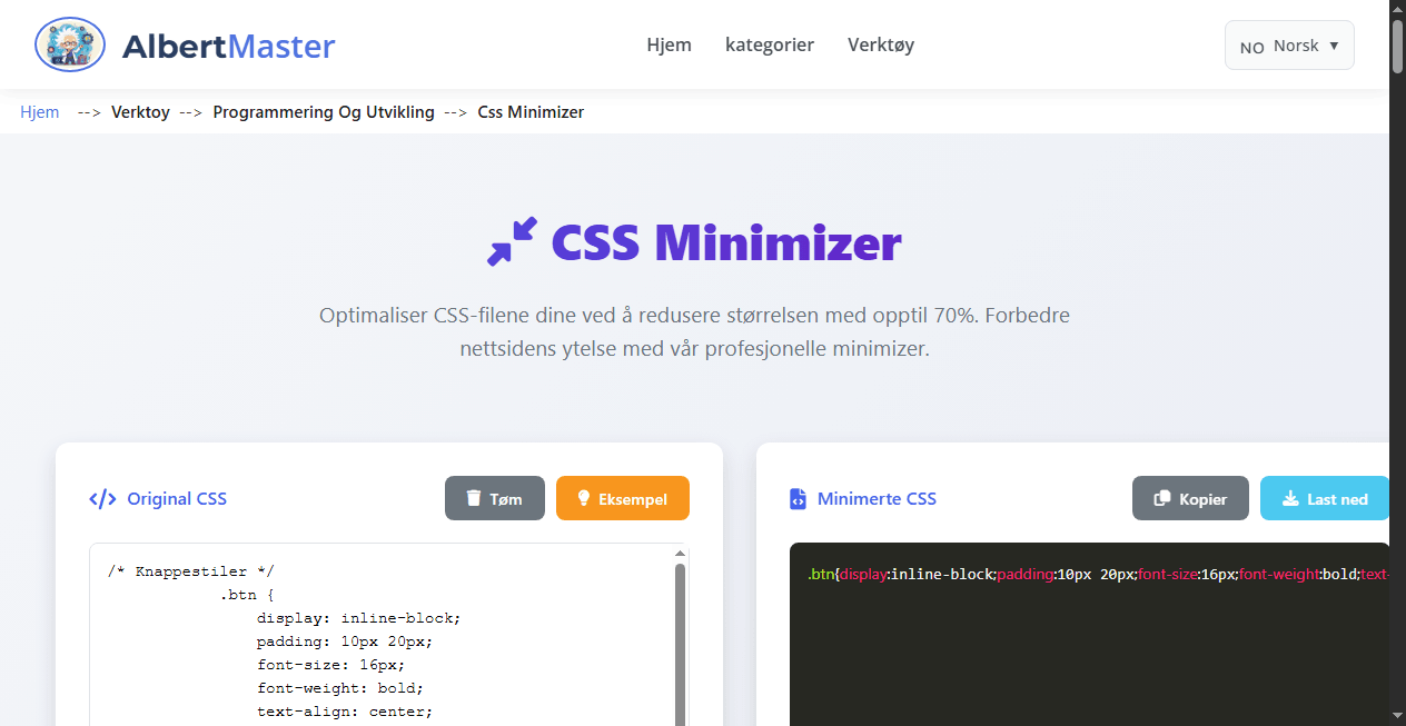 CSS Minifier
