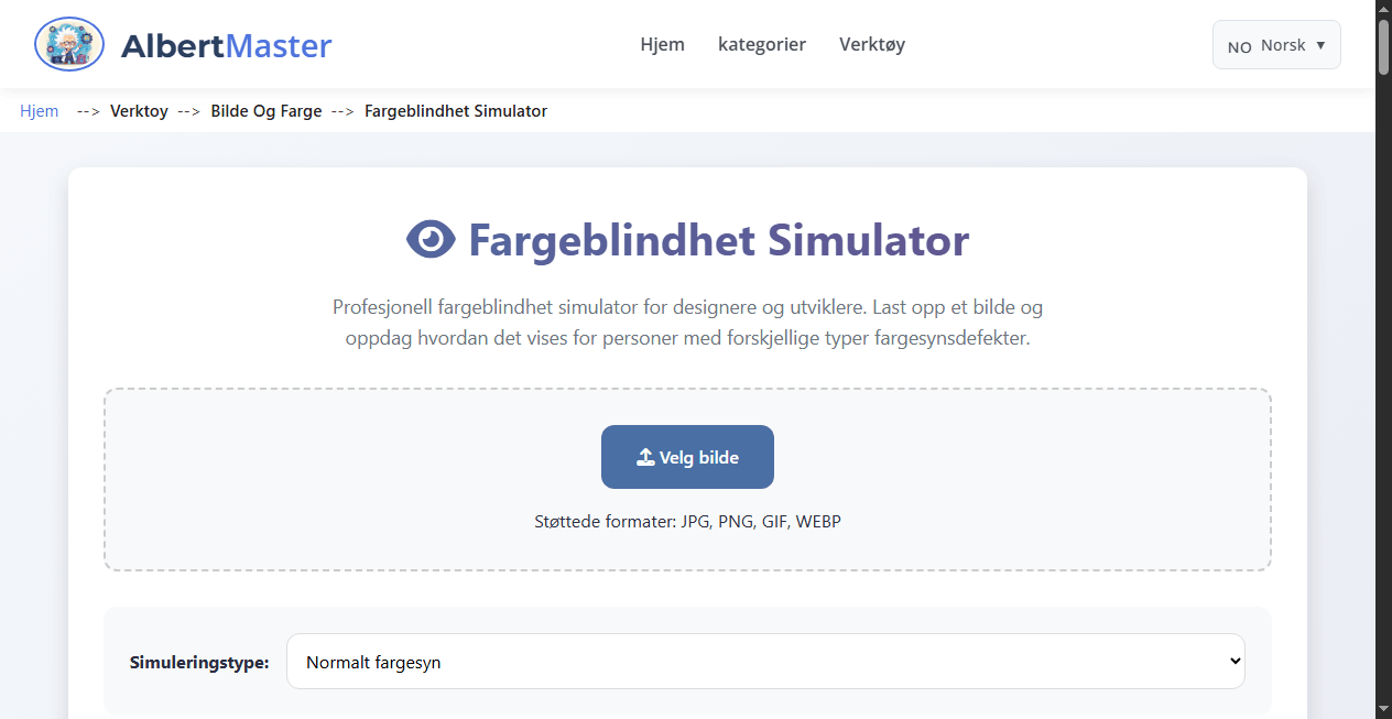 ColorVision Pro | Fargeblindhetssimulator