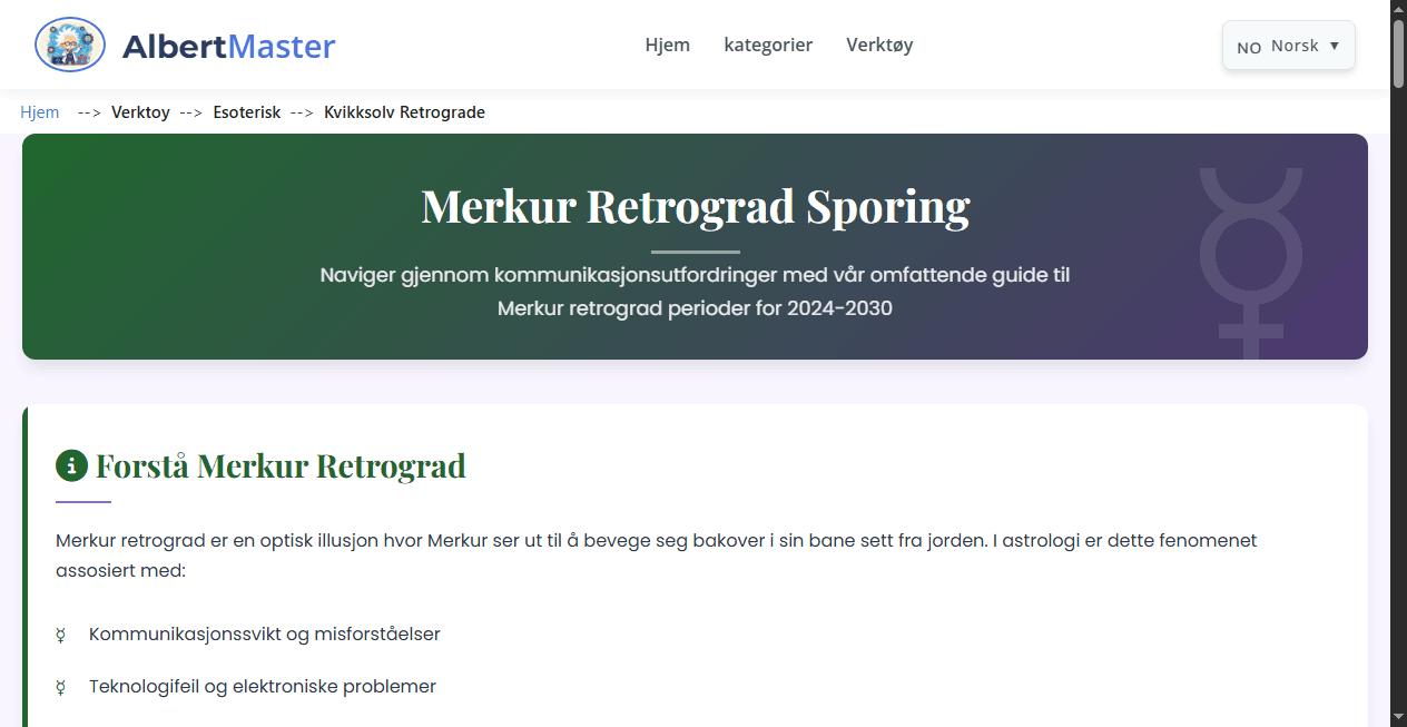 Merkur Retrograd