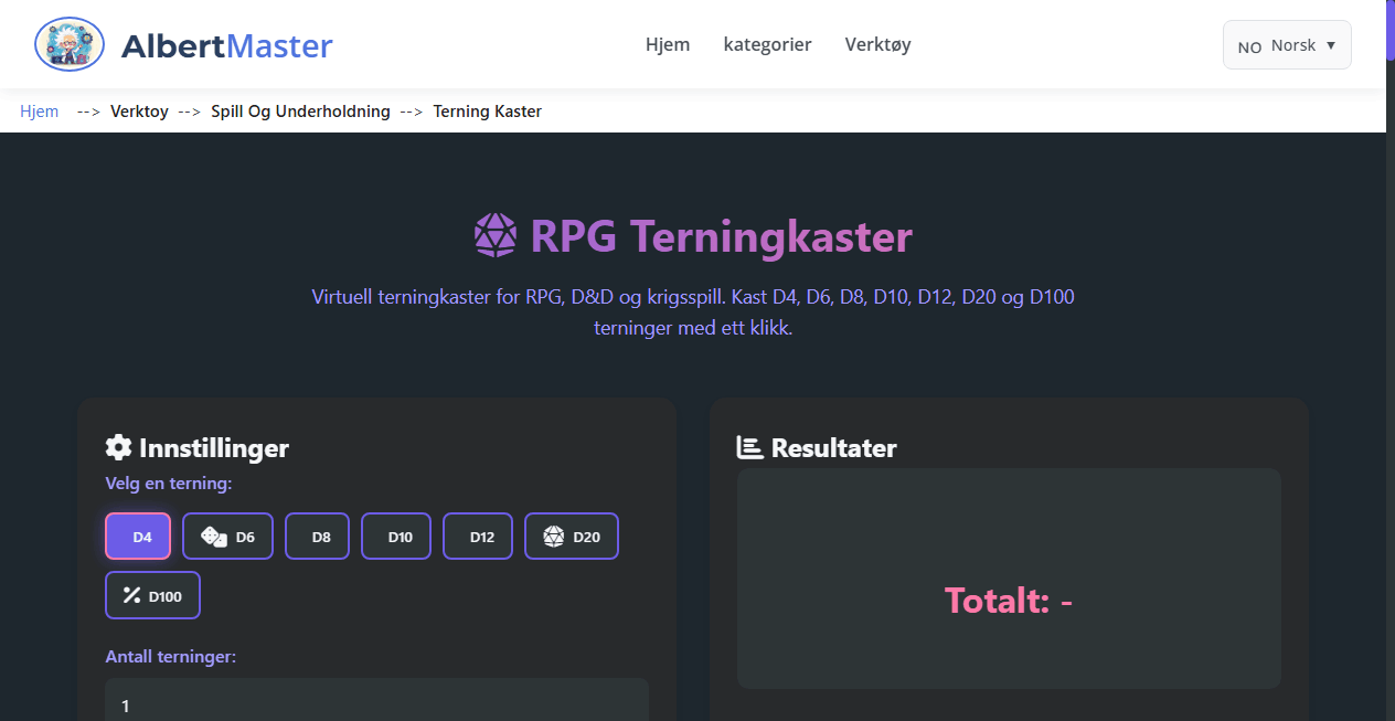 RPG Terningkast