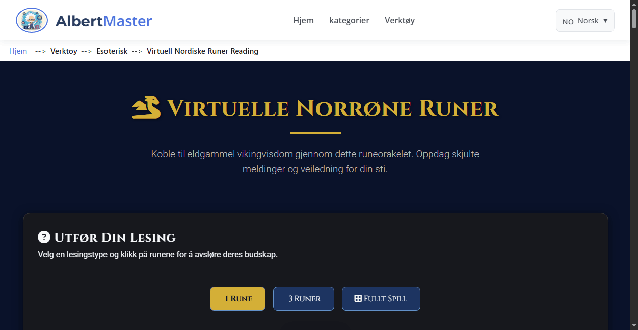Nordiske Runer - Virtuell Legning