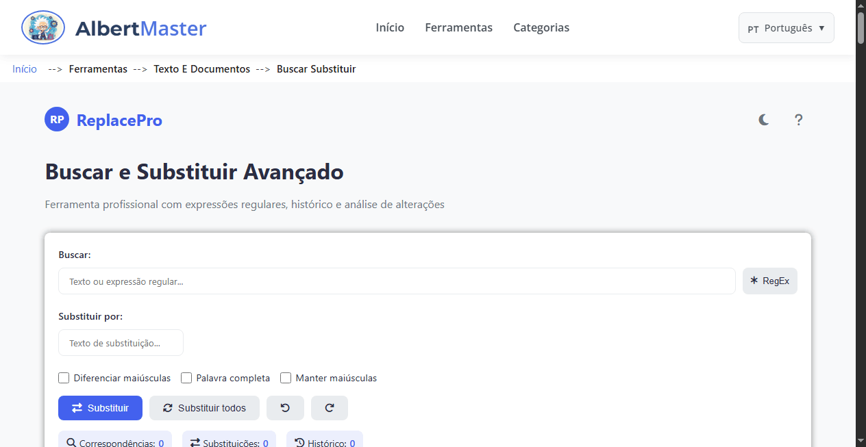 Replace Pro | Buscar e Substituir Avançado