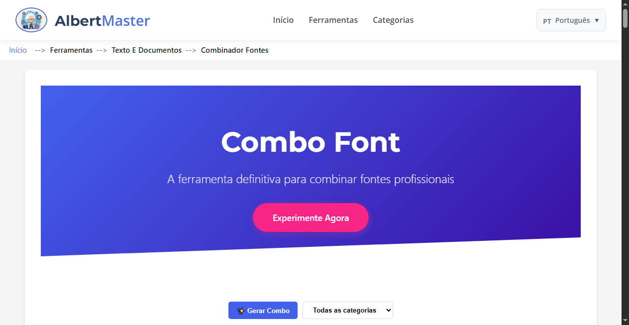 Roleta de Combinação de Fontes - Combinador de Fontes Profissional