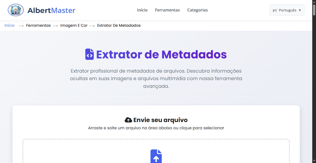 Analise e Extraia Metadados de Imagens