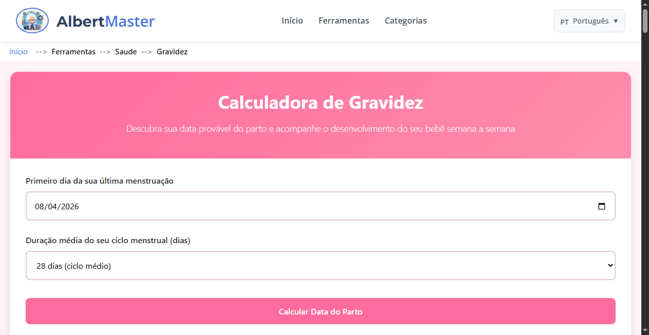 Calculadora de Gravidez | Data Provável do Parto e Acompanhamento
