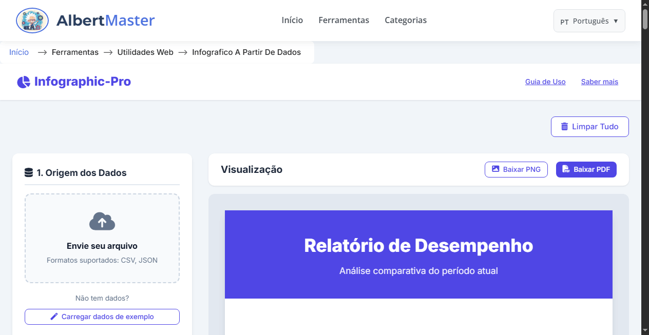 Infographic-Pro | Gerador de Infográficos a partir de Dados