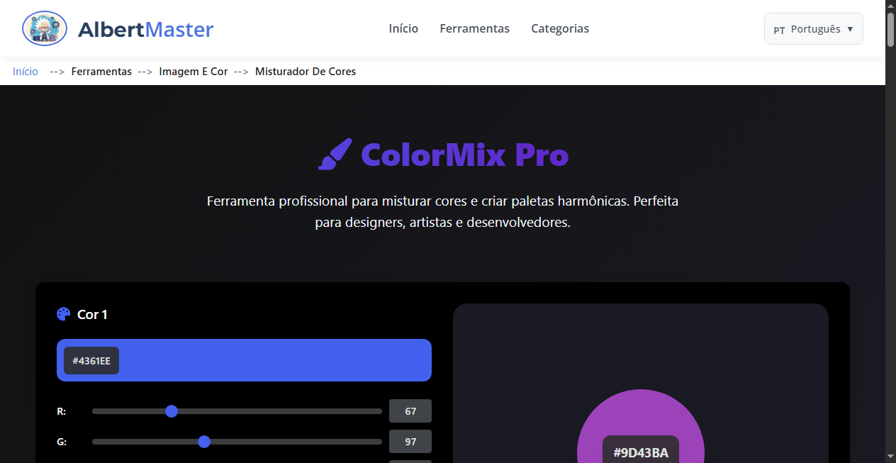 ColorMix Pro | Misturador de Cores