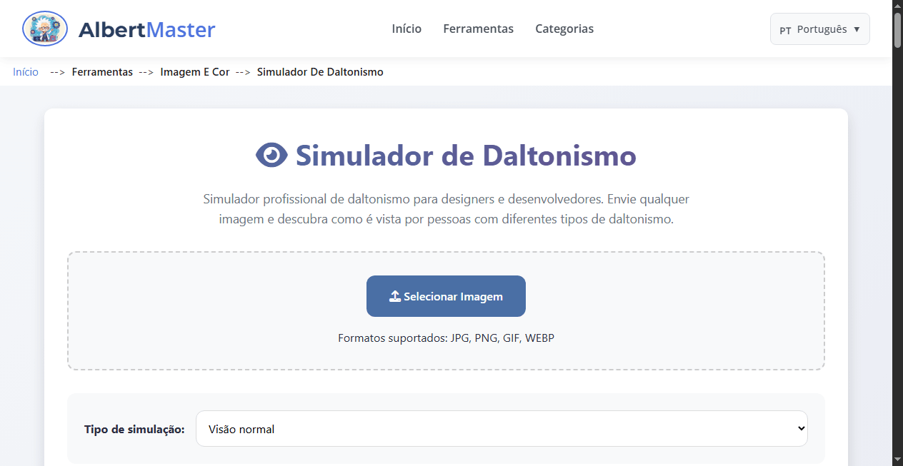 ColorVision Pro | Simulador de Daltonismo